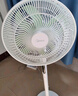 美的（Midea）【颶風(fēng)節(jié)能】七葉柔風(fēng)立式電風(fēng)扇/家用輕音落地扇/臺式小型風(fēng)扇/大風(fēng)力遙控定時搖頭風(fēng)扇 SAH35BSJ 曬單實(shí)拍圖
