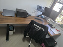 木藝生轉(zhuǎn)角雙電機電動升降電腦桌家用辦公雙人L型桌子工作臺拐角書桌 【雙電機】整板右拐角胡桃色 1.8*1.1M(升級加強版收納橫梁) 曬單實拍圖