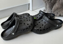 crocs卡駱馳洞洞鞋貝雅男鞋女鞋輕便耐磨一腳蹬拖鞋休閑鞋|10126 黑色-001 43 (270mm) 曬單實(shí)拍圖