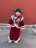 G.duck小黃鴨拜年服女童漢服冬季兒童國風(fēng)套裝寶寶周歲禮服女孩過(guò)年衣服 紅色 90 建議80-90cm1歲半-2歲 曬單實(shí)拍圖