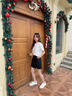 達(dá)芙妮厚底小白鞋女新款高級(jí)感百搭休閑厚底運(yùn)動(dòng)板鞋 米白色 40  曬單實(shí)拍圖