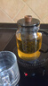 美斯尼 茶壺玻璃泡茶壺 加厚耐熱玻璃泡茶器創(chuàng)意墨色玻璃功夫茶具 墨色壺 1000mL 曬單實拍圖