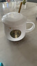 星巴克（Starbucks）杯子陶瓷馬克杯經(jīng)典黑白情侶咖啡水杯帶蓋勺大容量家用禮物盒裝 白色單杯+金色勺子+瓷蓋 曬單實(shí)拍圖