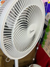 美的（Midea）電風(fēng)扇落地扇臺扇家用大風(fēng)量電扇宿舍輕音低噪臺式桌面兩用節能 【升級七葉強風(fēng)  臺地兩用】象牙白 曬單實(shí)拍圖