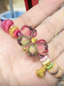 周大生黃金蝶影手繩綺夢(mèng)系列夢(mèng)幻浪漫足金蝴蝶戒指飾品送女友生日禮物 紫粉幻蝶 彩韻 約0.28g 曬單實(shí)拍圖