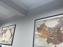 旅游地圖裝飾畫2025新版辦公室?guī)Э蚴澜缰袊?guó)復(fù)古客廳磁吸地圖掛畫 中國(guó)地圖(2025年1月修訂) 128cm*88cm【實(shí)木邊框+晶瓷面】 曬單實(shí)拍圖