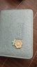 暢印高顏值設計感小錢(qián)包女短款可愛(ài)日系少女心多卡位卡包零錢(qián)一體包 綠色小花 曬單實(shí)拍圖