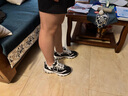 斯凱奇（Skechers）熊貓鞋男 時(shí)尚潮流厚底老爹鞋舒適透氣運動(dòng)休閑鞋子 42 曬單實(shí)拍圖