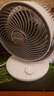 夏普（SHARP)小風(fēng)鈴空氣循環(huán)扇電風(fēng)扇家用小型桌面臺(tái)式宿舍臥室辦公室靜輕音抑菌扇葉搖頭臺(tái)扇PJ-CA230B-A 曬單實(shí)拍圖