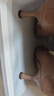 千百度【靜音系列】女鞋秋季新款漆皮單鞋通勤真皮高跟鞋細跟氣質 粉色漆面（6.5cm） 37 曬單實拍圖