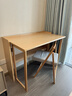 尚馨閣實(shí)木折疊書(shū)桌學(xué)生家用臥室簡(jiǎn)易小戶(hù)型寫(xiě)字臺學(xué)習桌電腦桌整裝發(fā)貨 【原木色-100CM】折疊桌+折疊椅 曬單實(shí)拍圖