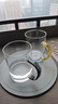 青蘋果耐熱玻璃水杯465ml四只 四色把手玻璃杯 圍爐煮茶杯牛奶杯 曬單實(shí)拍圖