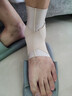 Jherz日本進(jìn)口護(hù)腳踝繃帶護(hù)具輕薄防崴腳扭傷套男女韌帶腳腕傷后固定套 膚色【輕薄升級款】 L（一只） 曬單實(shí)拍圖