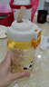 如山兒童PPSU水杯寶寶雙直飲吸管杯嬰幼兒家用外出便攜防摔學(xué)飲杯 曬單實(shí)拍圖