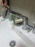 潛水艇機械臂萬向旋轉(zhuǎn)水龍頭 單把雙控冷熱混水氣泡花灑雙模式面盆龍頭 【亮銀】機械臂水龍頭L8011 曬單實拍圖