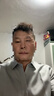 羅蒙（ROMON）可機(jī)洗純棉D(zhuǎn)P成衣免燙襯衫男士短袖夏季商務(wù)休閑職業(yè)裝抗皺白襯衣 短柚-灰色(DP純棉) 40 碼(175/92A) 曬單實拍圖