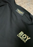 BOY LONDON【范丞丞同款】夏短袖情侶款燙金黑色休閑潮牌T恤N01910 黑色 現(xiàn)貨 XL 此款偏大，建議拍小一碼 曬單實(shí)拍圖