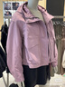 lululemon丨Hooded 女士多功能連帽外套 LW4CI0S 薰衣草紫 XS 曬單實(shí)拍圖