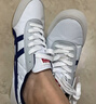 Onitsuka Tiger鬼塚虎男鞋復古舒適輕便 運動(dòng)休閑鞋女TRACK TRAINER 白色/藍色 39.5 曬單實(shí)拍圖