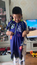 美津濃（MIZUNO）兒童泳衣男連體短袖沖浪服學(xué)生訓(xùn)練速干溫泉游泳裝A1405星球160 曬單實拍圖