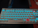 CHERRY櫻桃 MX8.3 客制化無線鍵盤 8K掃描率 鋁合金機(jī)身 熱插拔 藍(lán)牙三模 無畏契約打瓦 極光銀 極光軸 曬單實(shí)拍圖