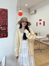 MAINLYKITTY防曬帽女夏季大帽檐防紫外線漁夫帽女士遮陽(yáng)帽時(shí)尚防嗮沙灘帽子女 【卡其】 曬單實(shí)拍圖