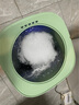 小米狼迷你折疊洗衣機小型內衣內褲洗衣機清洗機可脫水?huà)雰罕銛y洗脫一體超大容量洗內衣褲襪子 粉/6升大容量 曬單實(shí)拍圖