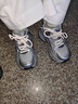 達芙妮老爹鞋女鞋新款百搭透氣休閑厚底運動(dòng)鞋 銀色  37  曬單實(shí)拍圖