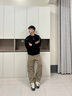恤心男鞋夏季透氣百搭網(wǎng)面運(yùn)動(dòng)休閑跑步厚底增高復(fù)古阿甘老爹潮鞋子男 RF-0766米紅 42 曬單實(shí)拍圖