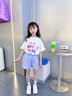 NICKYBABY女童夏季套裝2025新款兒童短袖速干衣冰絲薄款夏裝大童跑步運(yùn)動(dòng)服 9881漸變+18410紫色 150 cm 曬單實(shí)拍圖