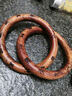 原始匠工雷擊棗木乾坤圈雷擊陰陽(yáng)環(huán)吊墜把件內(nèi)徑8cm 曬單實(shí)拍圖