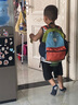 SHUKIKU兒童書包幼兒園大班一年級書包小學(xué)生背包男女生戶外雙肩包橙紅M 曬單實(shí)拍圖
