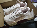 彪馬（PUMA）【厚底鞋】復古增高小白鞋女子美拉德松糕鞋KARMEN397457 粉色-迷霧紫-11 35.5 曬單實(shí)拍圖