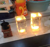 臺燈臥室氛圍燈床頭燈小夜燈家用 led充電酒吧臺燈創(chuàng)意個性ktv咖啡餐廳清吧裝飾服務戶外桌燈小夜燈 暖白光+充電器+印刷 曬單實拍圖