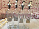 胖東來油瓶玻璃防漏裝香油醬油調料瓶倒油家用套裝廚房醋瓶分裝瓶油壺 4支(醬油醋酒)瓶 曬單實拍圖