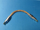 揚仕otg轉接頭lightning轉typec轉typec解碼耳放聲卡適用于16股純銀鍍金蘋(píng)果音頻線(xiàn) type-c轉type-c-16股銀鍍金 10CM 曬單實(shí)拍圖