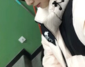 駱駝（CAMEL）小太陽(yáng)自發(fā)熱戶(hù)外羽絨服秋冬新款男女加厚白鴨絨保暖外套面包服 【小太陽(yáng)】N163E，白玉粉/幻影黑，男女同款 L 曬單實(shí)拍圖