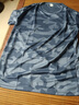 短袖t恤男士夏季韓版潮流休閑百搭網(wǎng)眼速干冰絲上衣服圓領(lǐng)體恤衫 藍色-酷潮 4XL 曬單實(shí)拍圖
