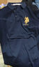 U.S. POLO ASSN.US保羅短袖polo衫男條紋薄款商務翻領(lǐng)polo領(lǐng)衫修身百搭上衣男裝 藏青【純棉】101 XL 175（135-145斤左右） 曬單實拍圖
