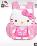 Hello Kitty凱蒂貓兒童幼兒園書包女童女孩寶寶幼兒小班入園雙肩包3歲5背包女 KT03D15048粉色 曬單實(shí)拍圖