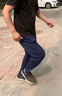 馬孔多（macondo）跑步針織長(zhǎng)褲9代 后兜拉鏈防汗手機(jī)倉(cāng)吸濕速干運(yùn)動(dòng)褲日常訓(xùn)練夜跑 夜海藍(lán) 男款 2XL 曬單實(shí)拍圖