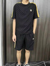 花花公子夏季休閑運(yùn)動(dòng)短袖T恤套裝男士冰絲速干一套時(shí)尚搭配歐版短褲男 白金色 【時(shí)尚套裝】 XL 建議120-140斤 曬單實(shí)拍圖