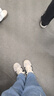 西遇復(fù)古德訓(xùn)鞋女2025新款春夏爆款美式百搭紅色運(yùn)動(dòng)鞋輕便休閑鞋 米色 （JD預(yù)售20天） 37 (235) 曬單實(shí)拍圖