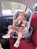 法雷曼兒童安全座椅0-12歲汽車用360度旋轉(zhuǎn)i-Size認(rèn)證嬰兒寶寶通風(fēng)散熱 銀河灰（(i-Size全階認(rèn)證)遮陽(yáng)棚 曬單實(shí)拍圖