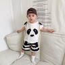G.DUCKKIDS小黃鴨童裝男童夏裝套裝寶寶無(wú)袖背心男孩潮帥氣時(shí)髦夏天薄衣服 黑色套裝 100 (建議90-98cm 2-3周歲） 曬單實(shí)拍圖