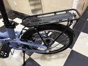 迪卡儂自行車車筐前筐前車把非折疊藍(lán)城市車籃子前車筐OVB2 20寸超輕折疊式自行車車筐架 曬單實拍圖
