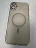 宋兵甲（ZOBIG）蘋(píng)果16Plus手機殼防摔超薄iPhone16plus手機保護殼磁吸充電微磨砂微透明抗指紋抗手汗帶鏡頭保護膜 蘋(píng)果16Plus【磁吸+鏡頭膜+微磨砂】微透黑色 曬單實(shí)拍圖