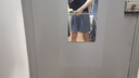 牛仔短褲女夏季2025年新款高腰寬松休閑褲速干顯瘦百搭天絲五分褲 淺復古 M 【推薦80-100斤】 曬單實(shí)拍圖