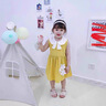 迪士尼寶寶女寶寶連衣裙夏裝小女孩夏季女童無袖裙子夏天0-1-3歲2潮寶寶女夏 白色 100 建議90-100cm3-4歲 曬單實(shí)拍圖