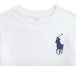 Polo Ralph Lauren 拉夫勞倫男童 經(jīng)典款Big Pony針織短袖T恤 100-白色 XL 曬單實拍圖